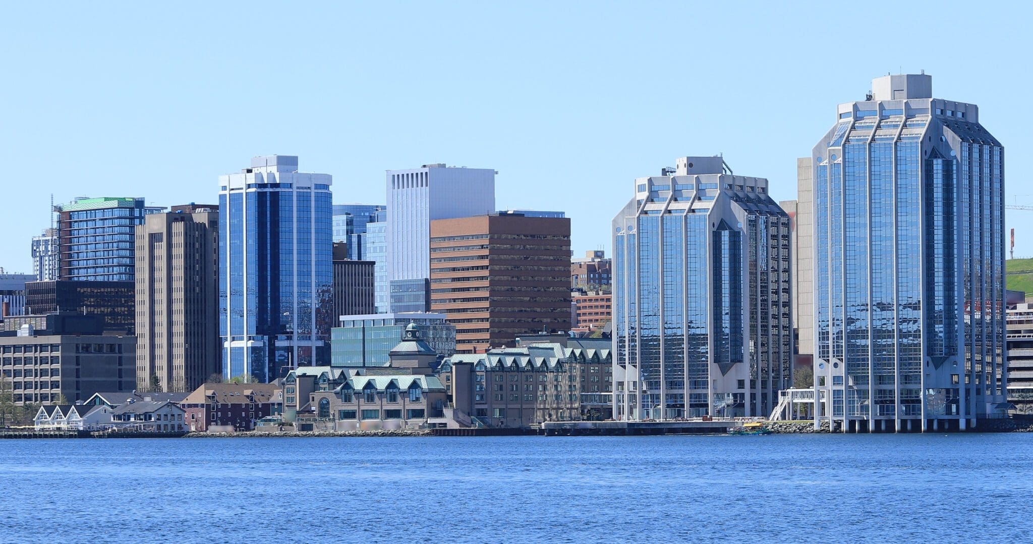 The,Halifax,,Nova,Scotia,City,Center,On,A,Beautiful,Day